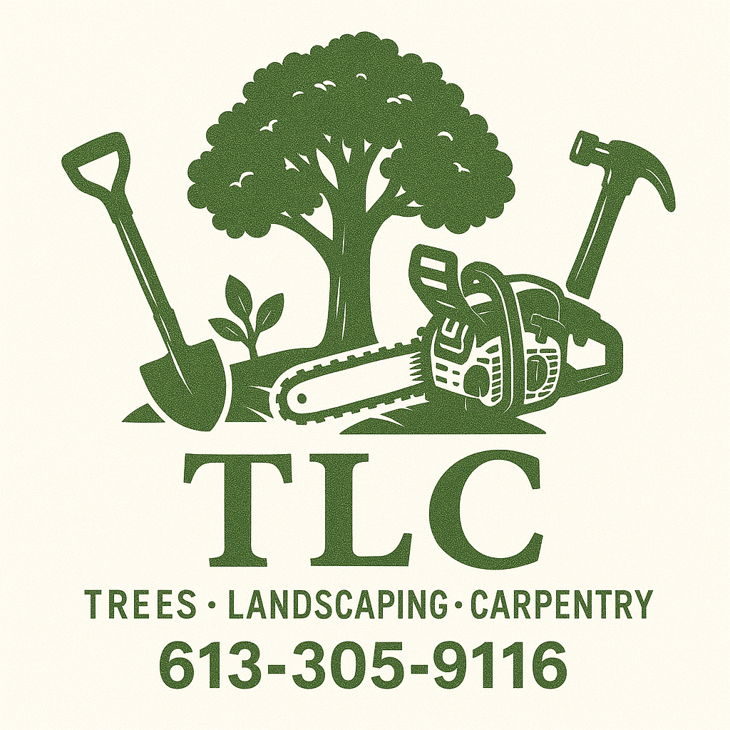 TLC Trees Landscaping & Carpentry logo